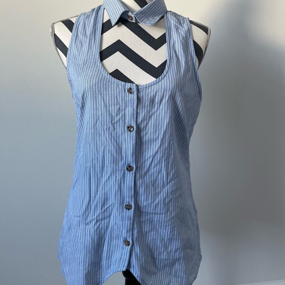 Volcom Womens Button Tank Top